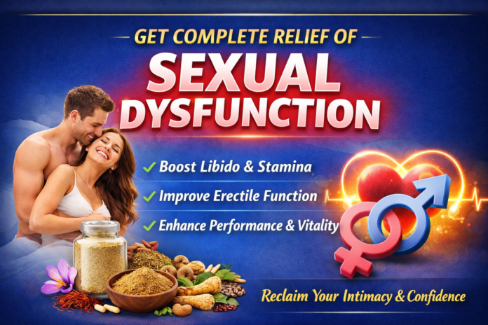 Get Complete Releif of Sexual Dysfunction and Boost Testosterone
