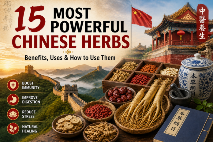15 Most Powerful Chinese Herbs – Benefits, Uses & How to Use Them (2026 Guide)