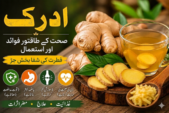 ادرک: طاقتور صحت بخش فوائد، استعمال، غذائیت اور مضر اثرات